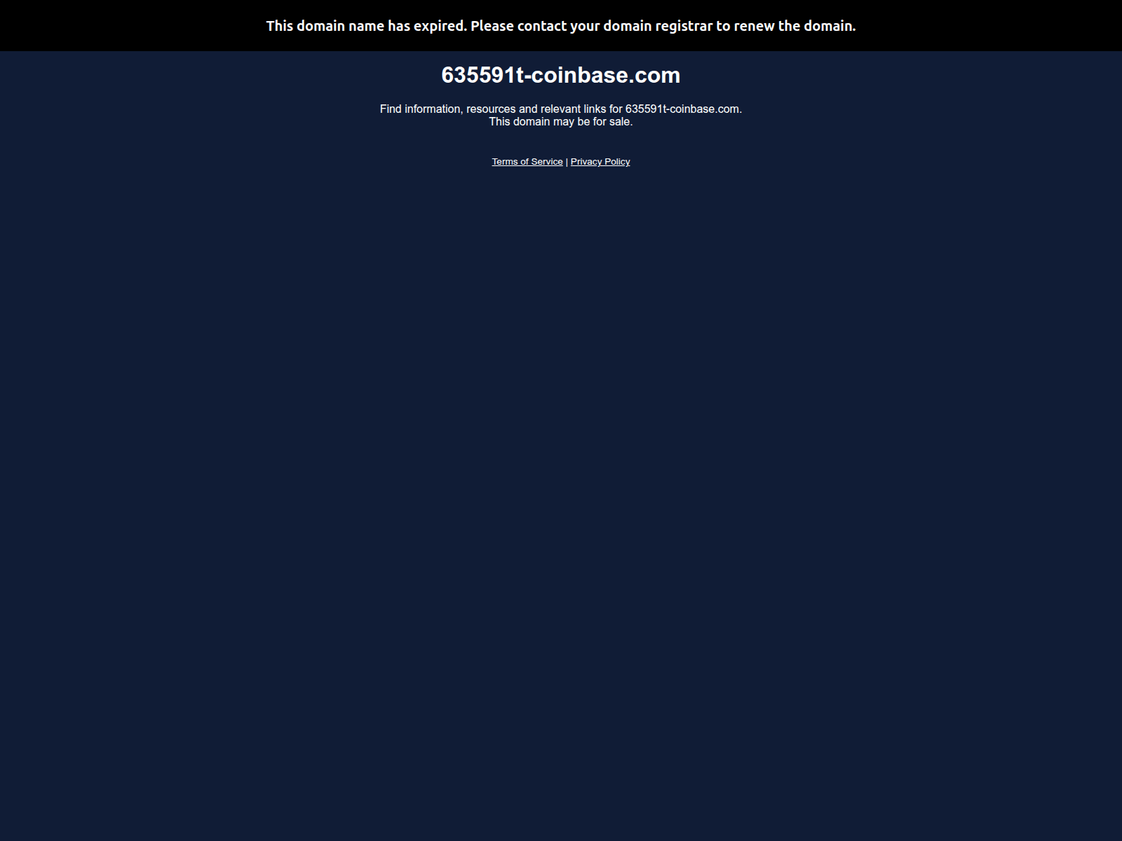 Screenshot of 635591t-coinbase.com
