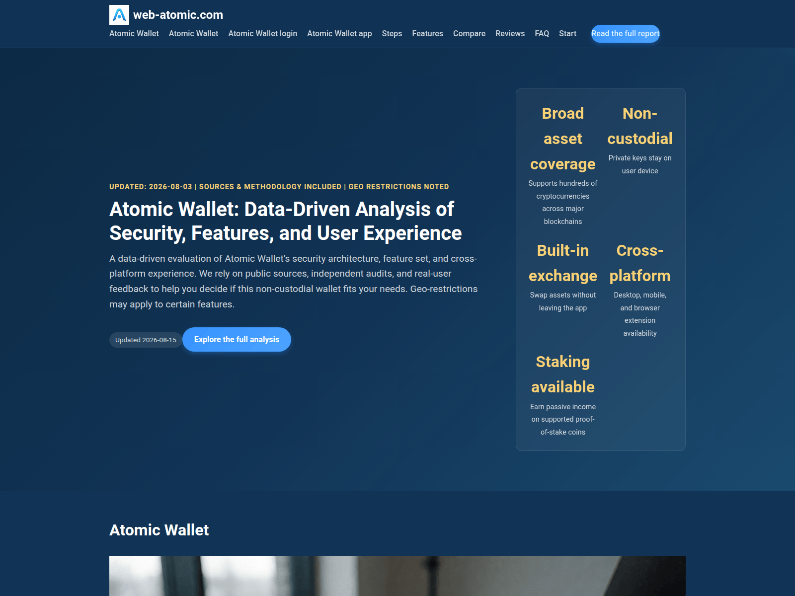Screenshot of web-atomic.com