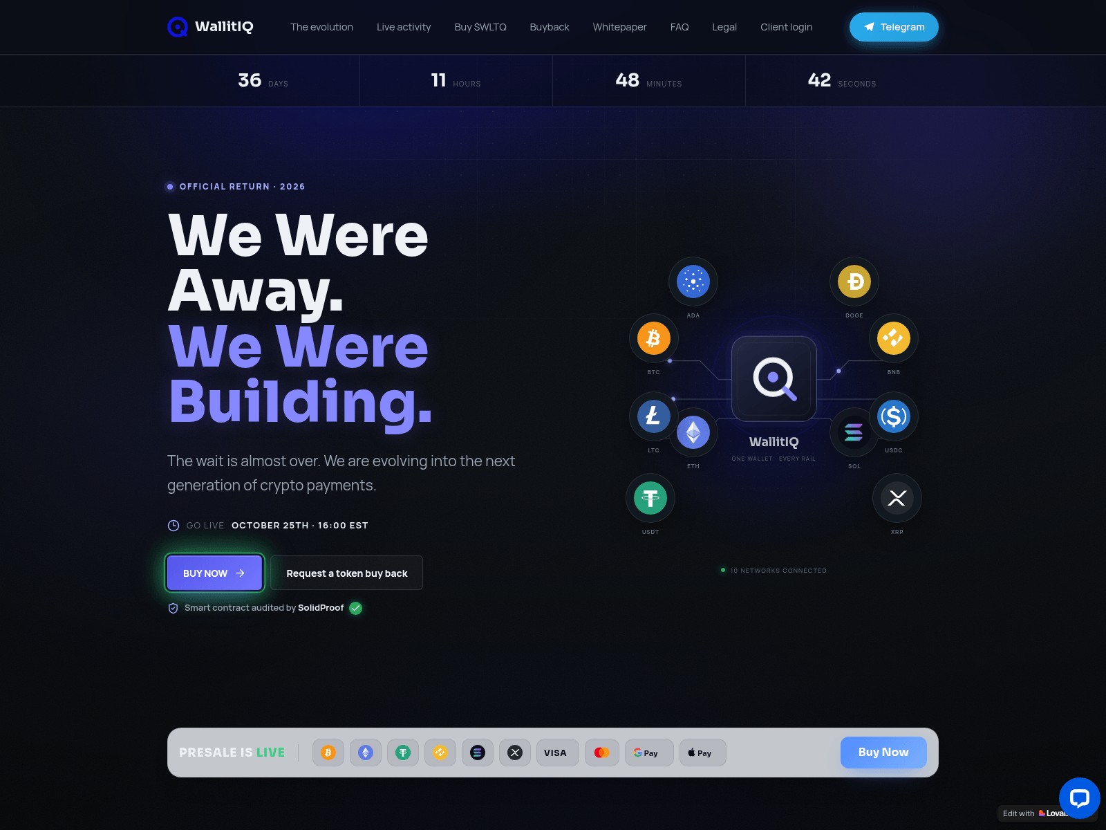 Screenshot of wallitiqcard.com