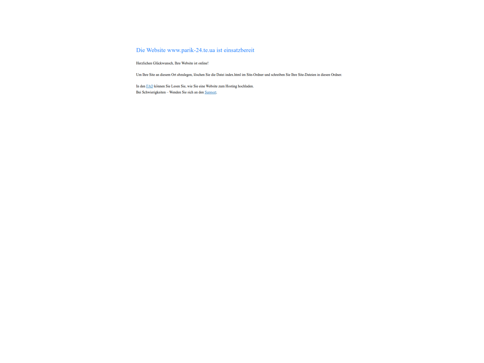 Screenshot of parik-24.te.ua
