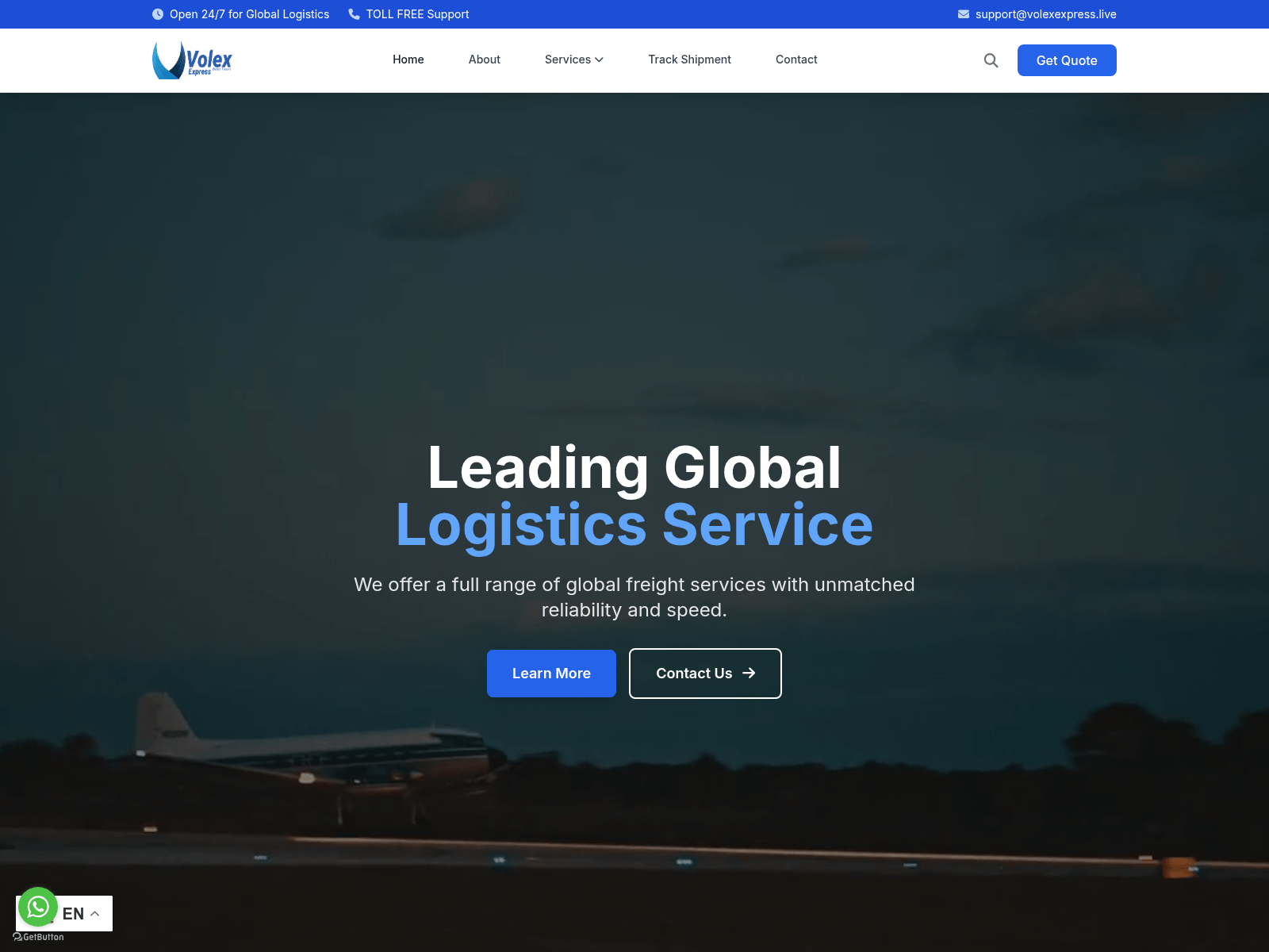 Screenshot of volexexpress.live