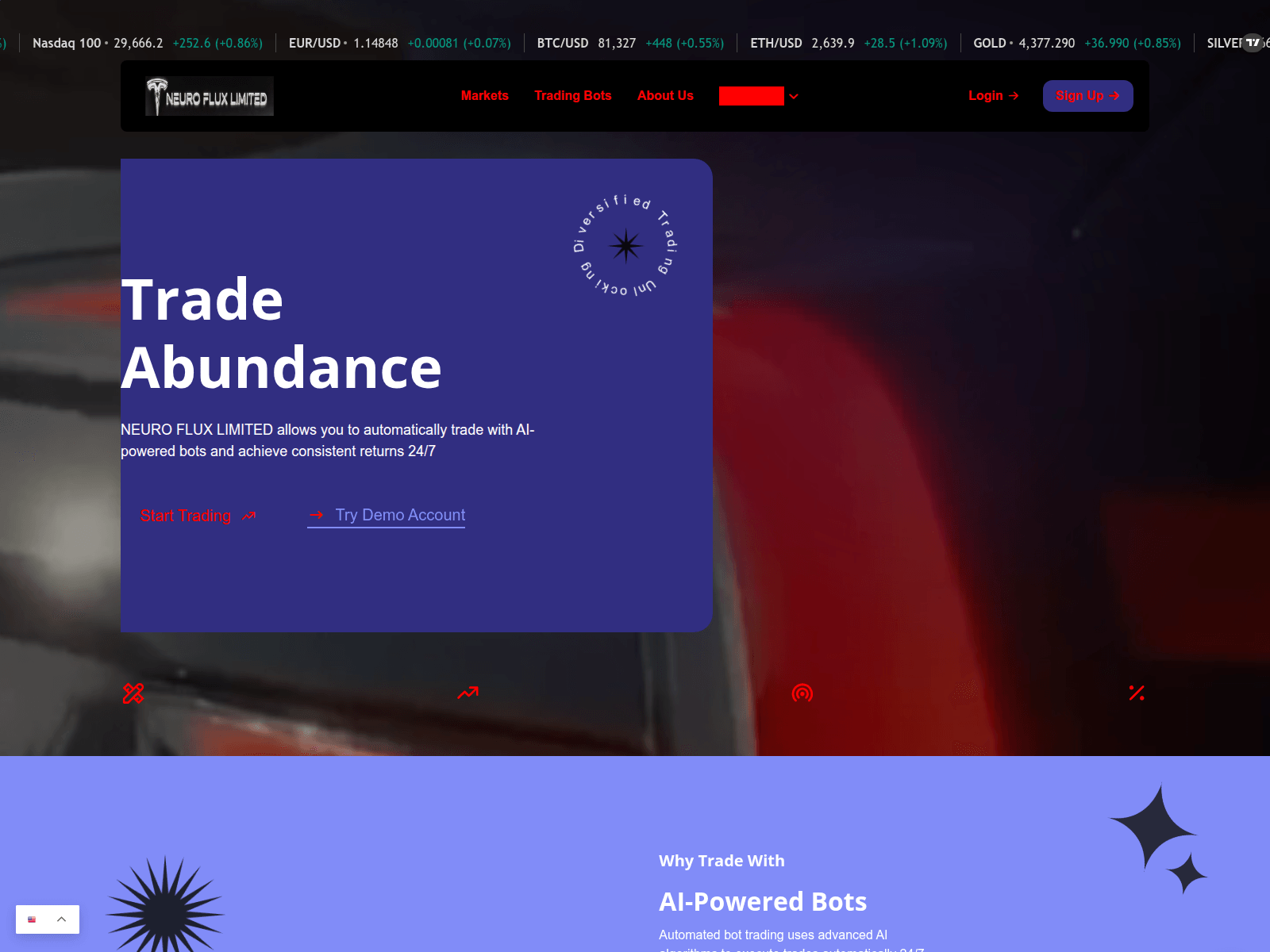 Screenshot of neurofluxpro.sbs