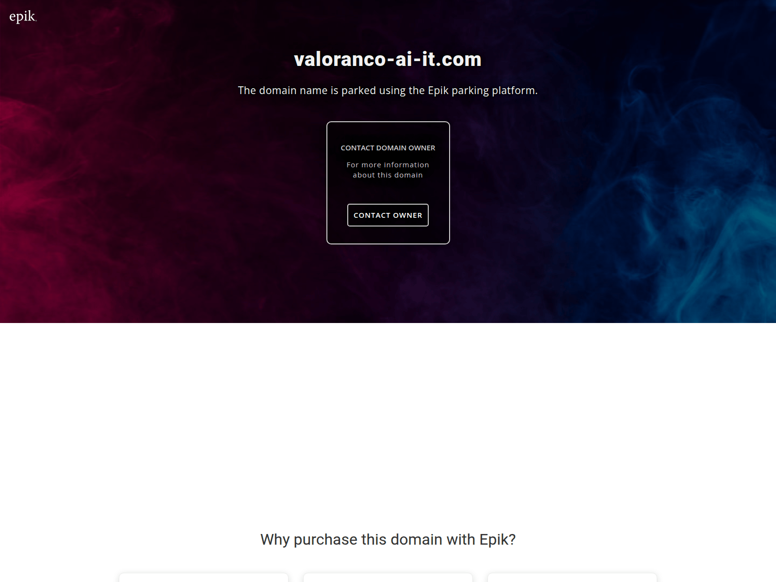 Screenshot of valoranco-ai-it.com