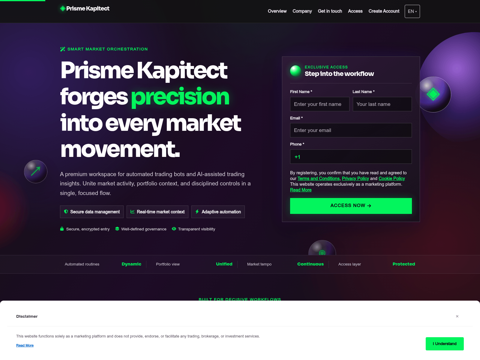 Screenshot of prismekapitectsoftware.com