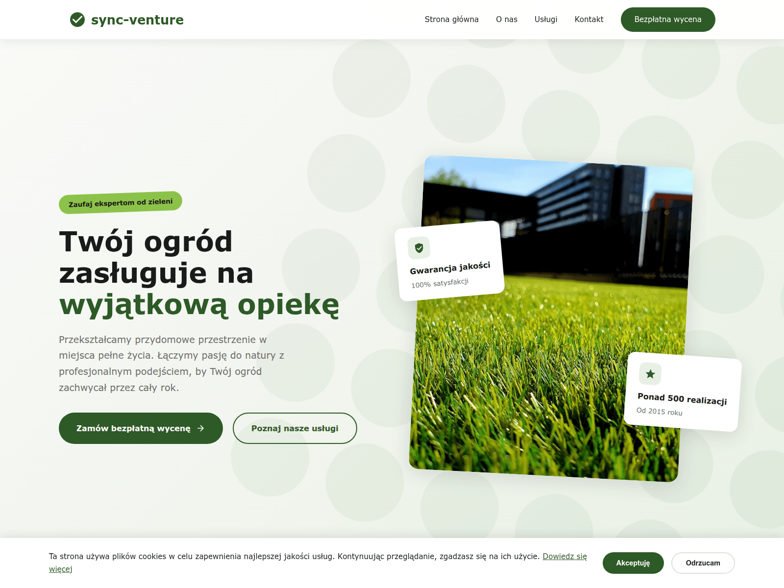 Screenshot of sync-venture.com