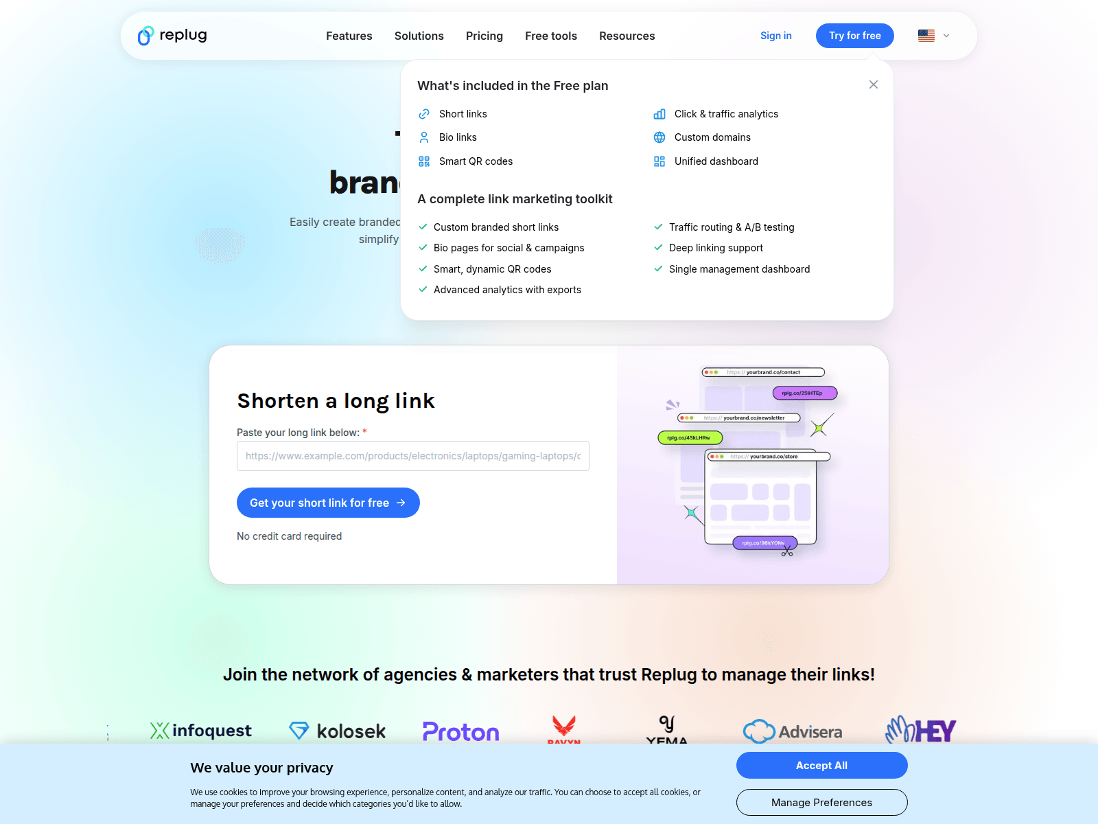 Screenshot of mylinkinb.io