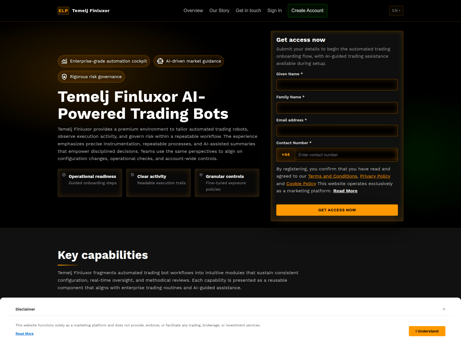 Screenshot of temelj-finluxor.digital