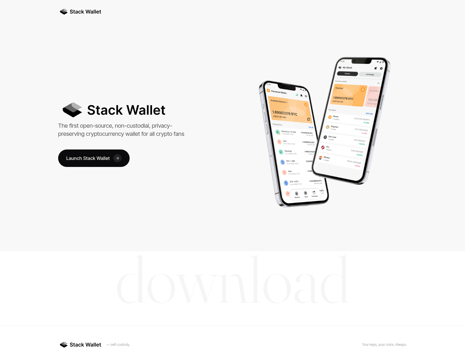 Screenshot of stackwallet.co