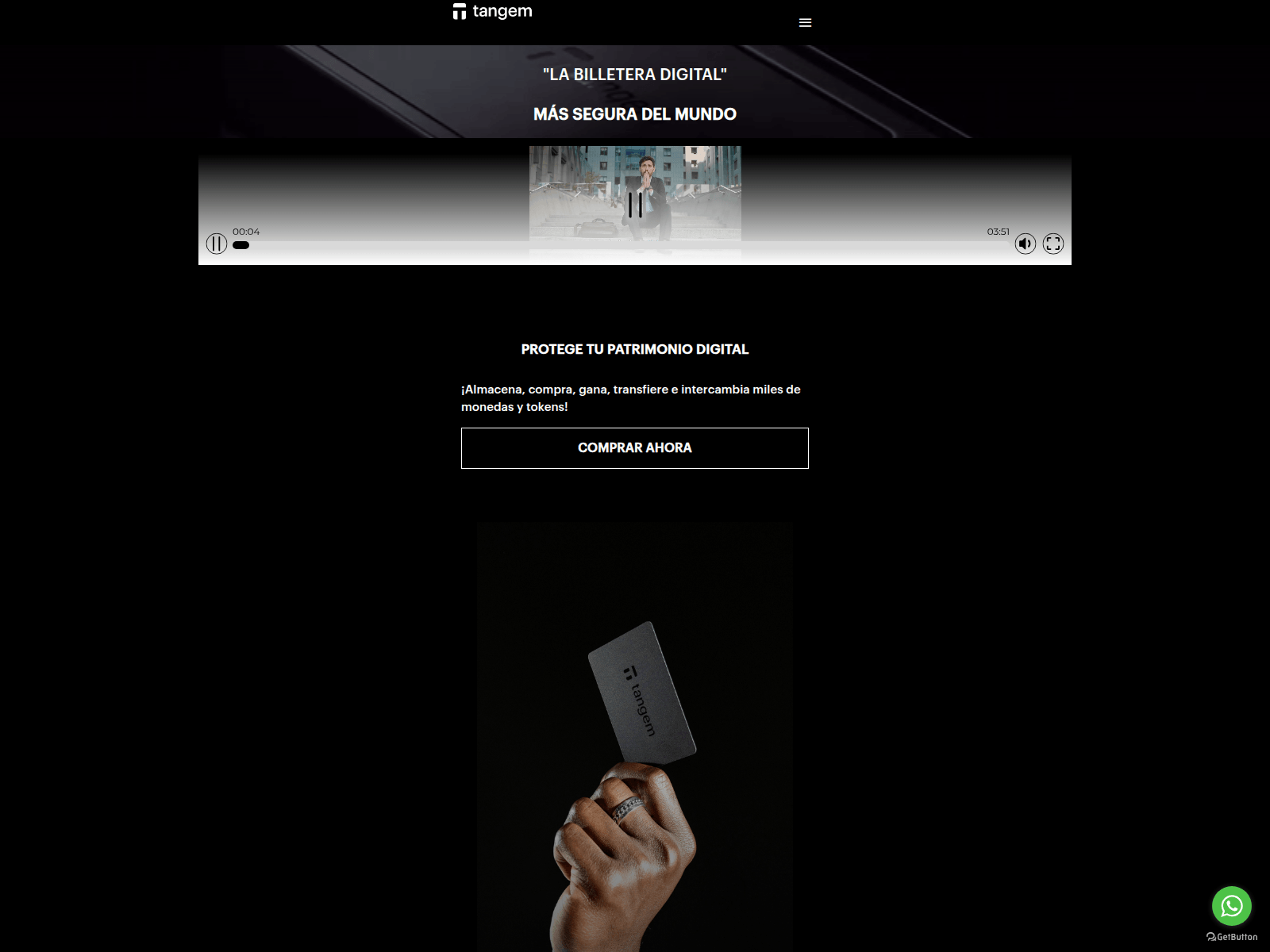 Screenshot of tangem.com.co