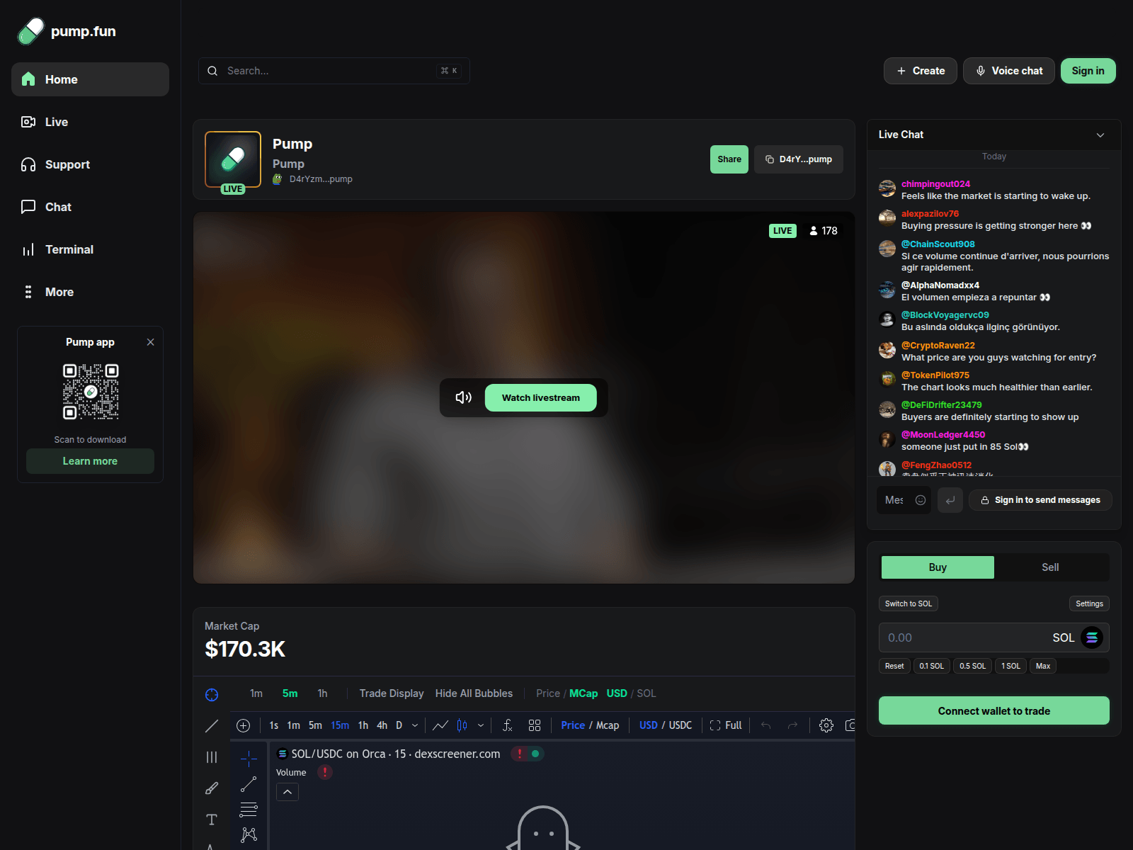 Screenshot of livepumpstreamers.info