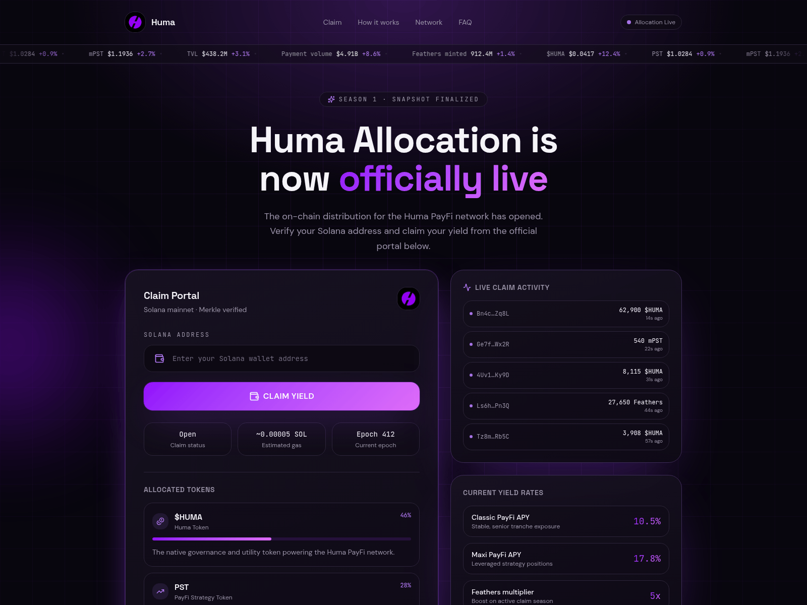 Screenshot of humavault.com