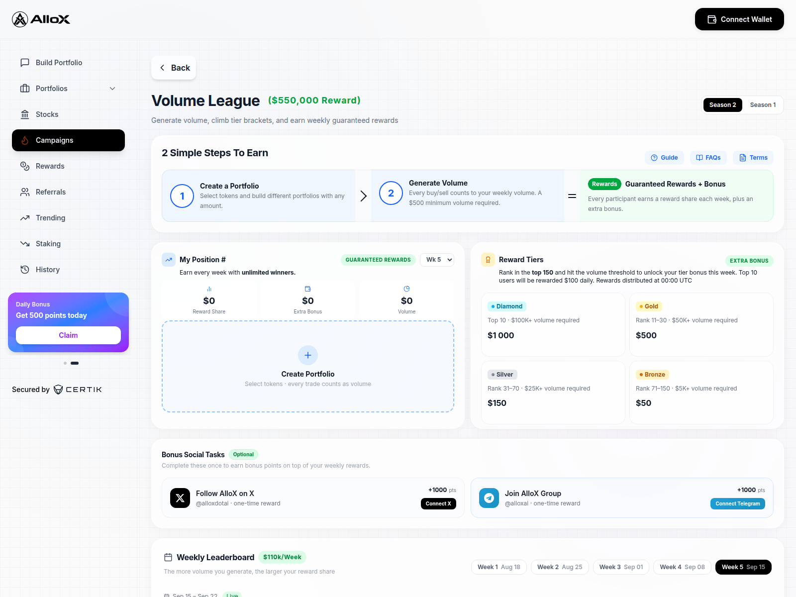 Screenshot of alloxai.xyz