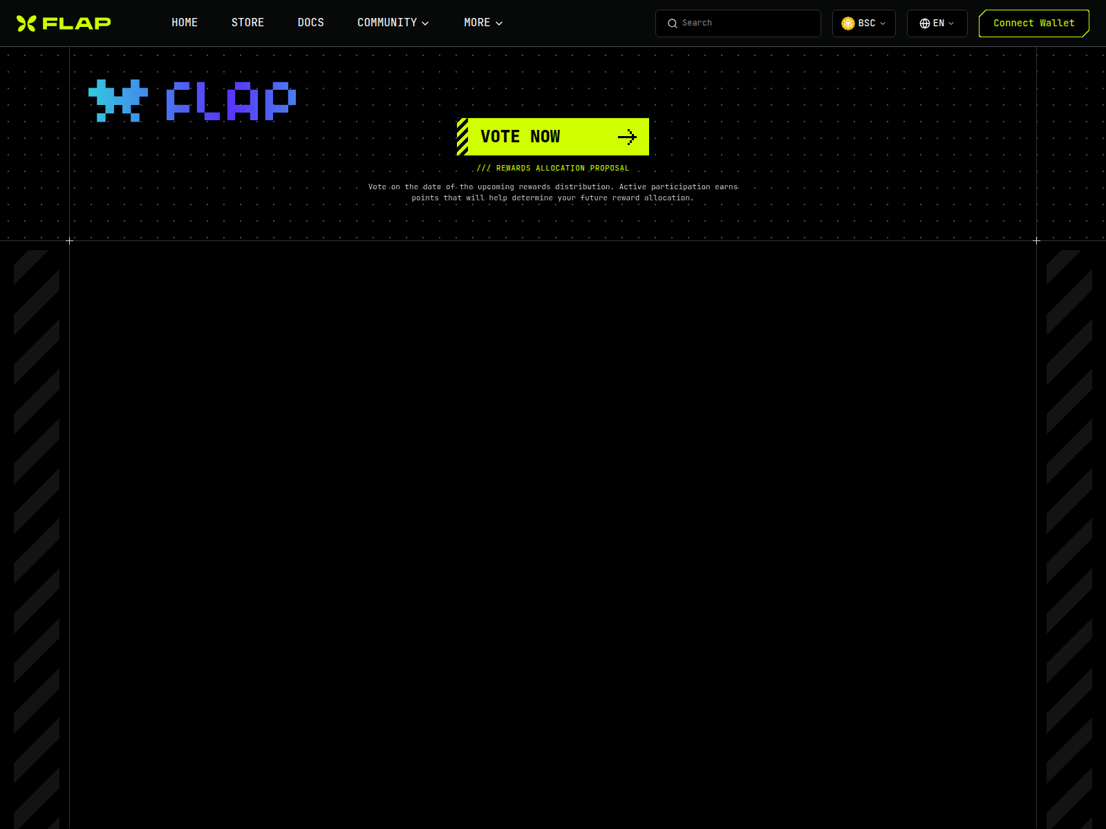 Screenshot of flapshallocation.xyz