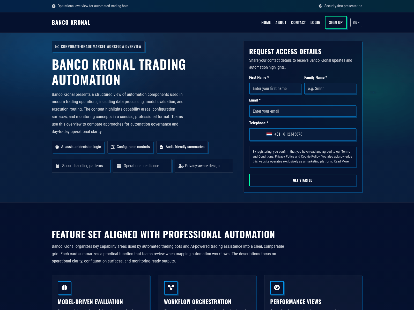 Screenshot of bancokronal.digital
