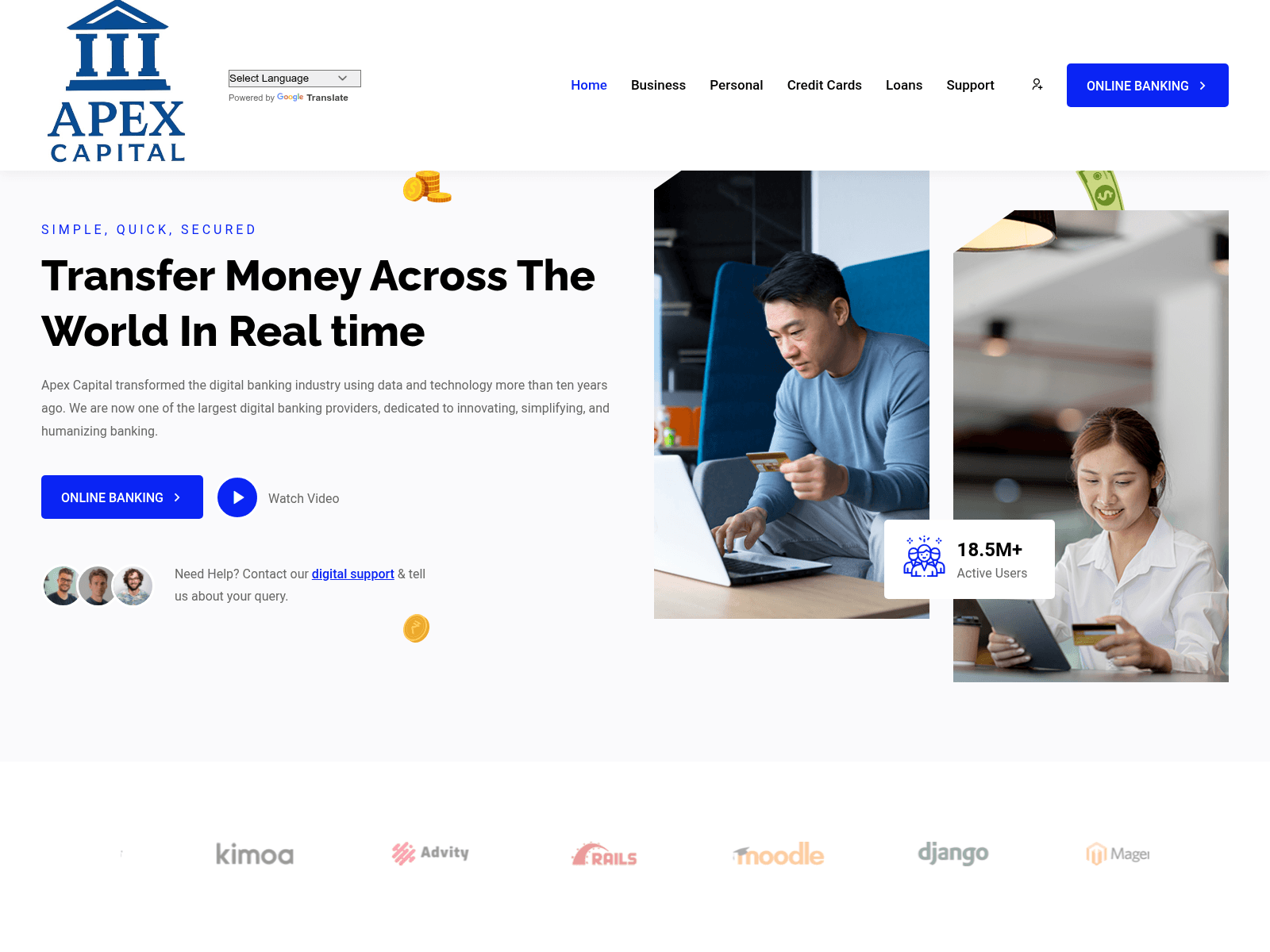 Screenshot of apexkapita.com