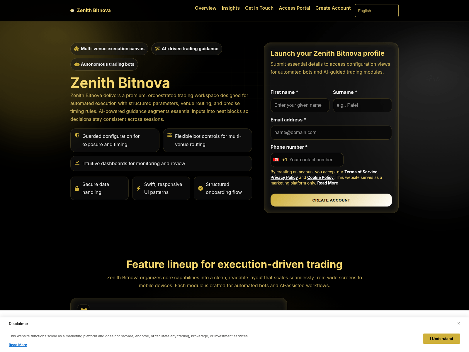 Screenshot of zenith-bitnova-solution.com