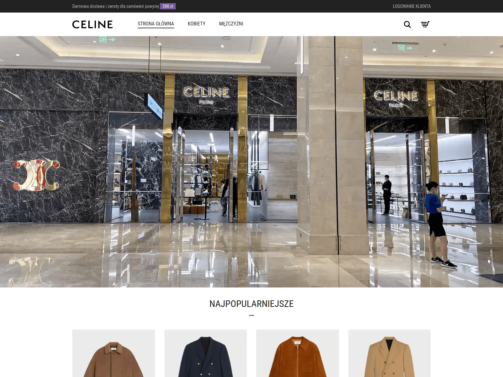 Screenshot of celinepolska.pl