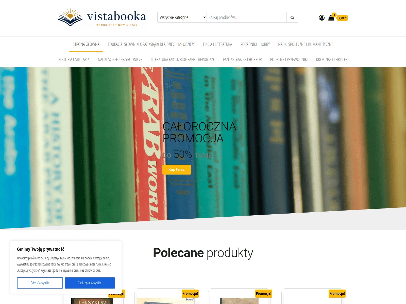 Screenshot of vistabooka.com