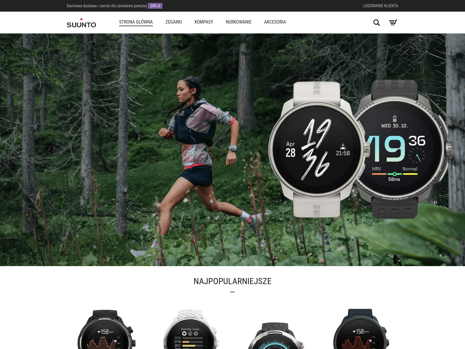 Screenshot of suuntos.pl