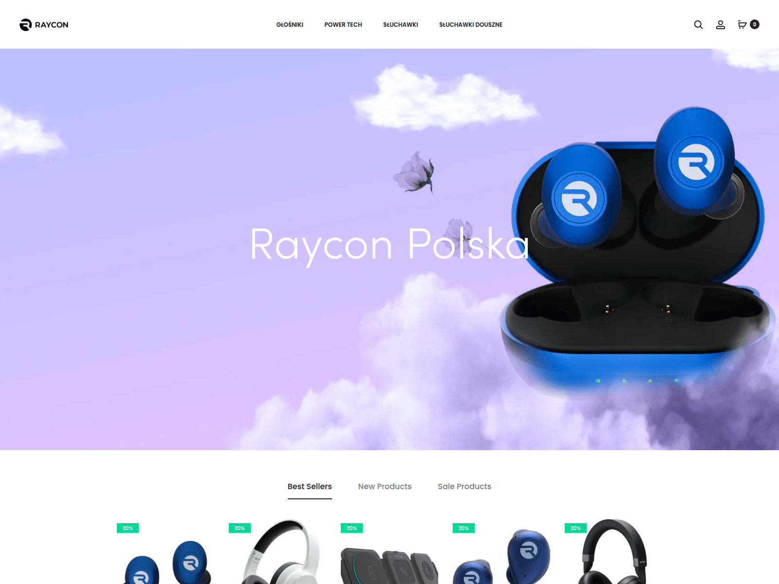 Screenshot of rayconpolska.pl