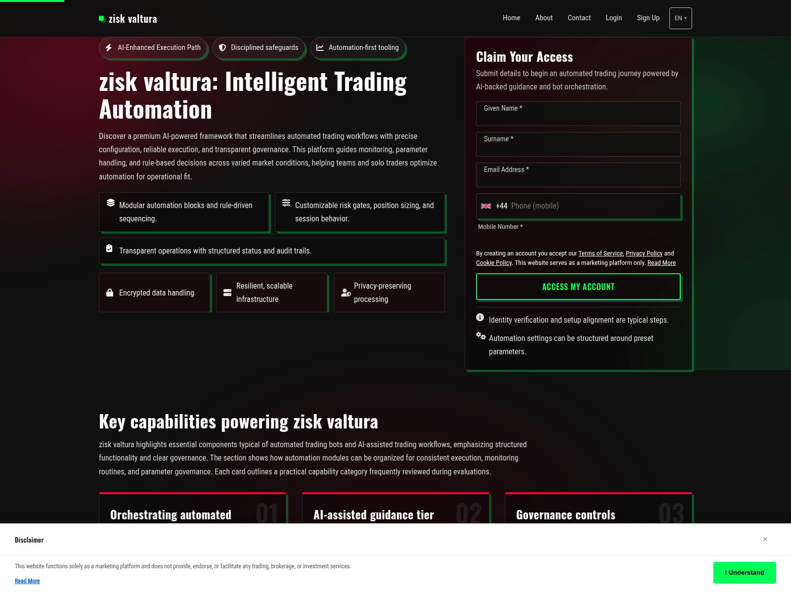 Screenshot of ziskvaltura.click
