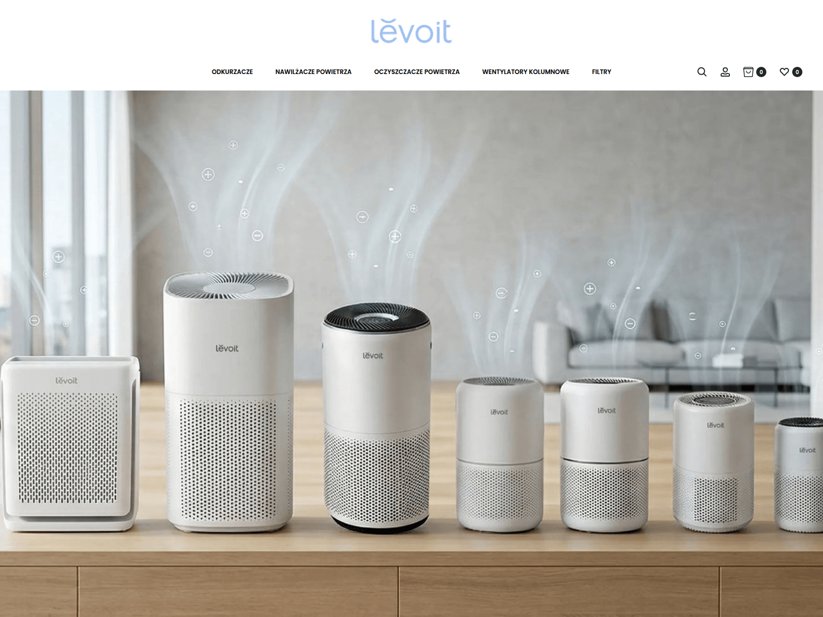 Screenshot of levoitpolska.com