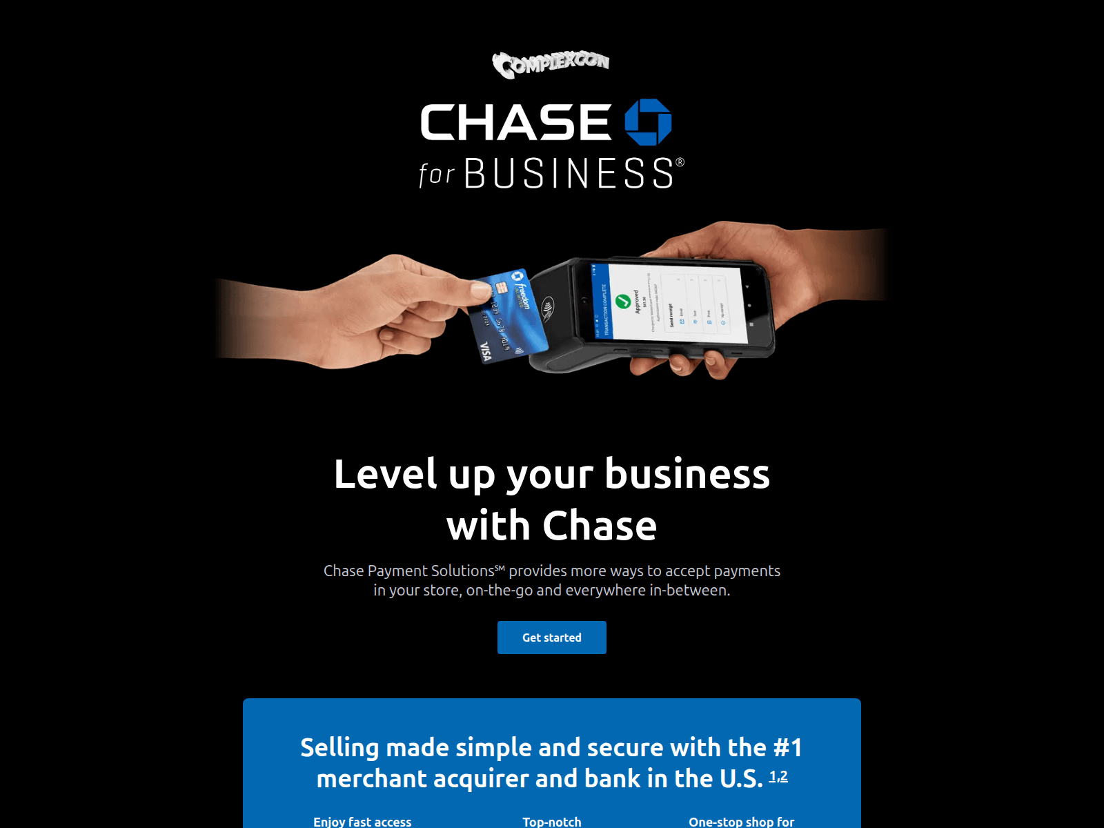 Screenshot von v-ext-chase-business-complexcon.vercel.app