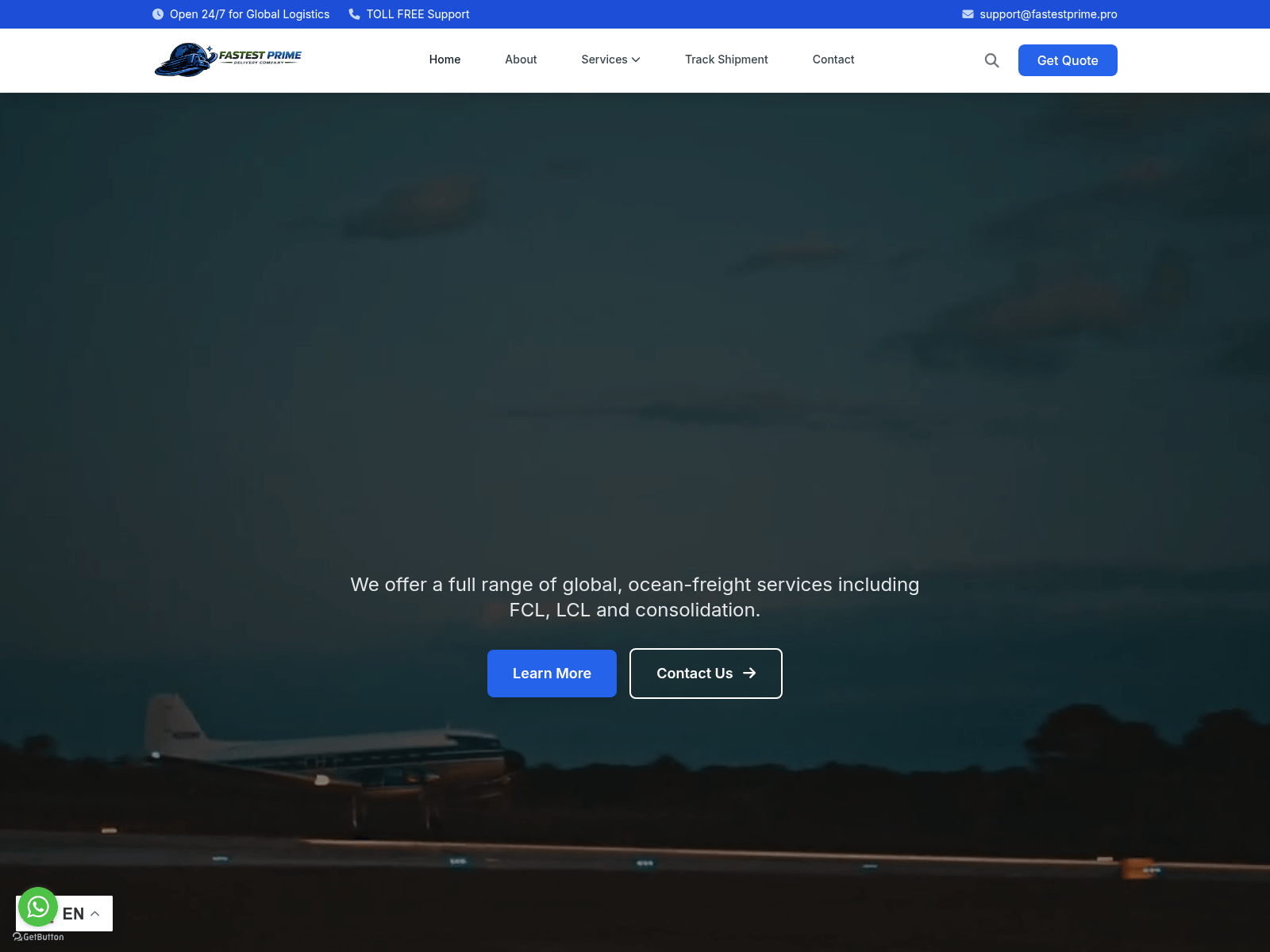Screenshot of fastestprime.pro