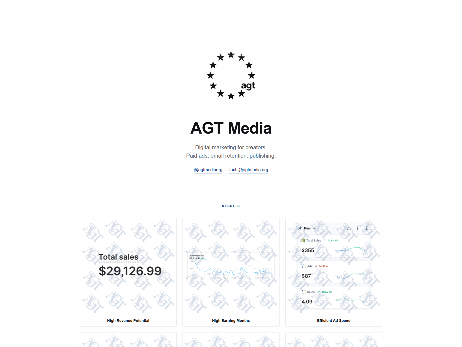 Screenshot of agtmedia.org