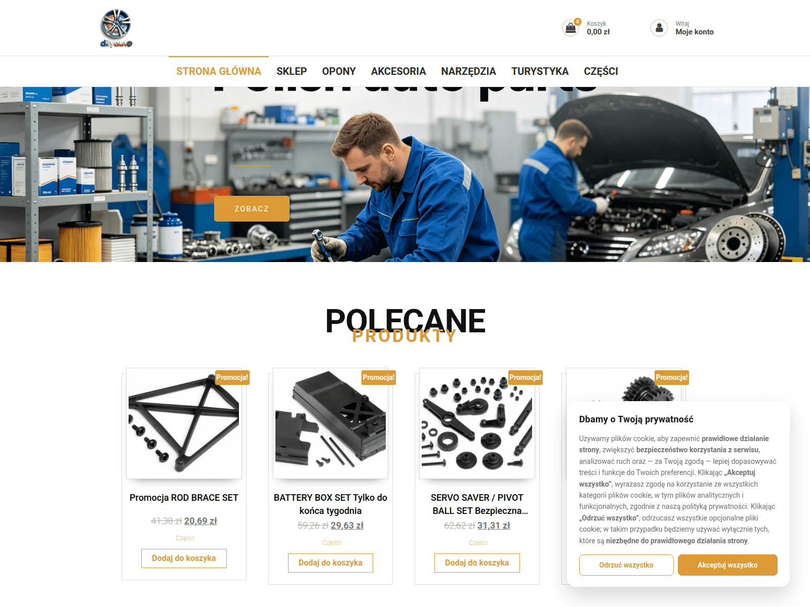 Screenshot of dilyauto.com