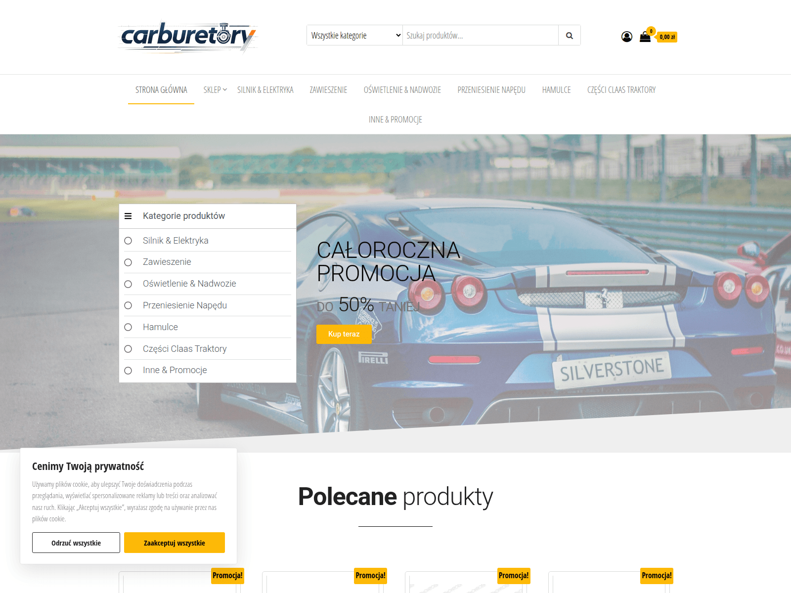 Screenshot of carburetorv.com