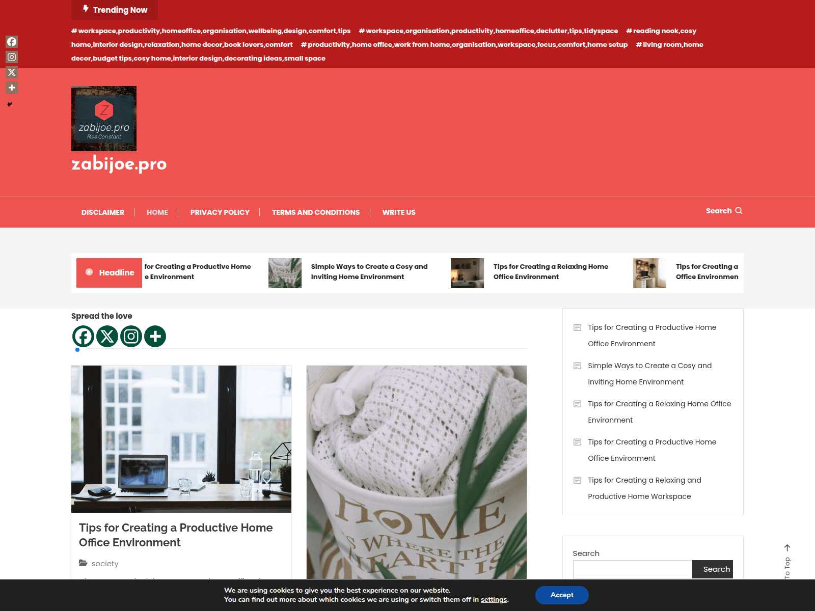 Screenshot of zabijoe.pro