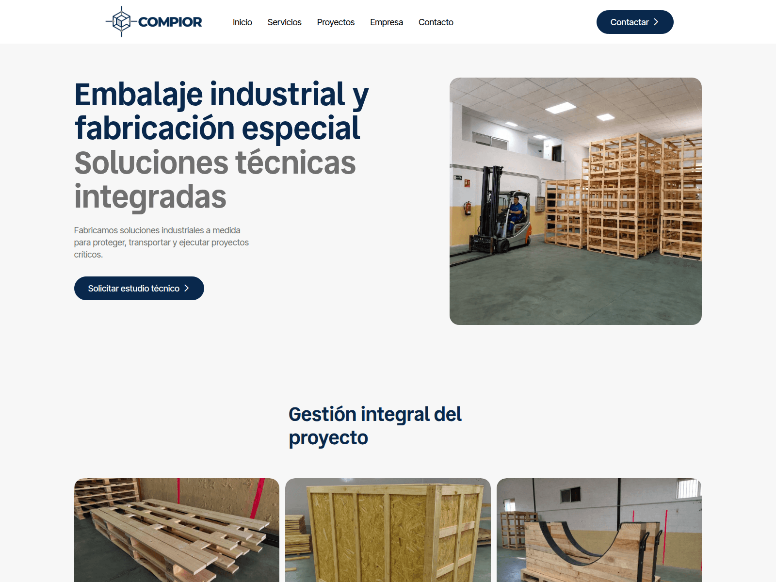 Screenshot of compior.com