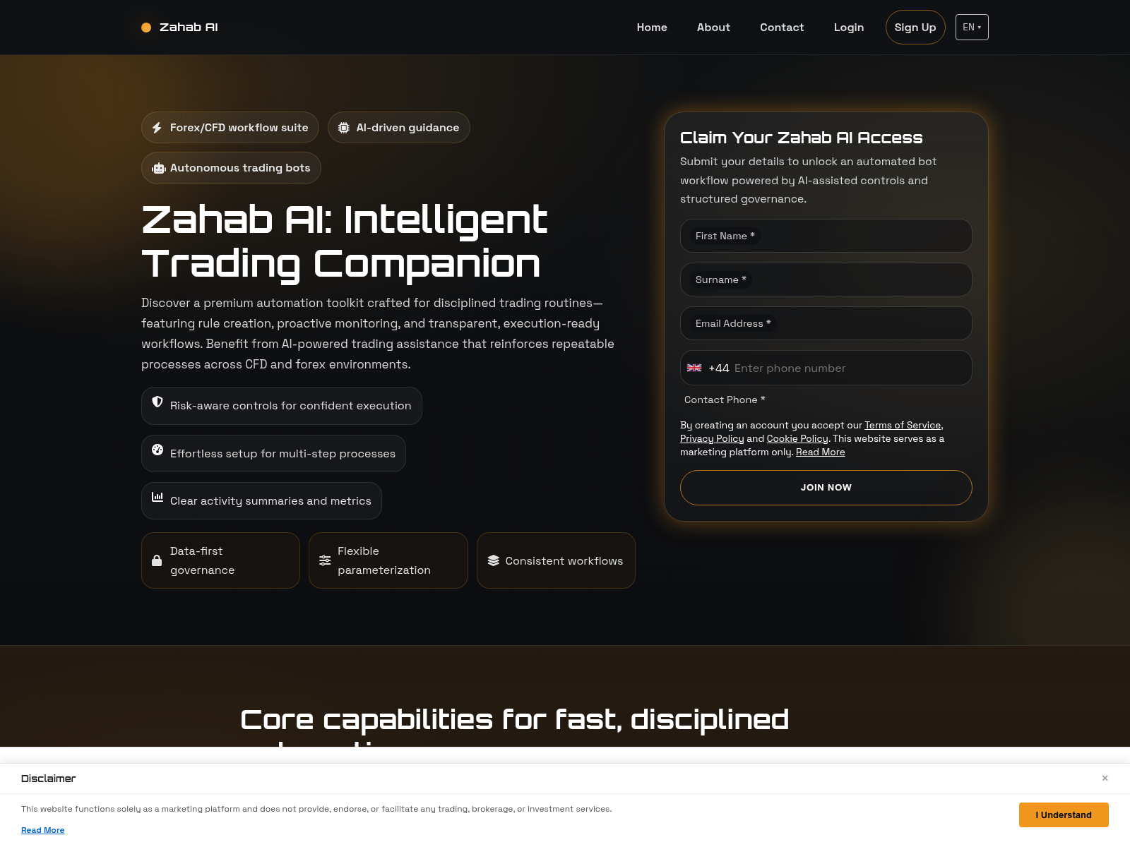 Captura de pantalla de zahabai.shop