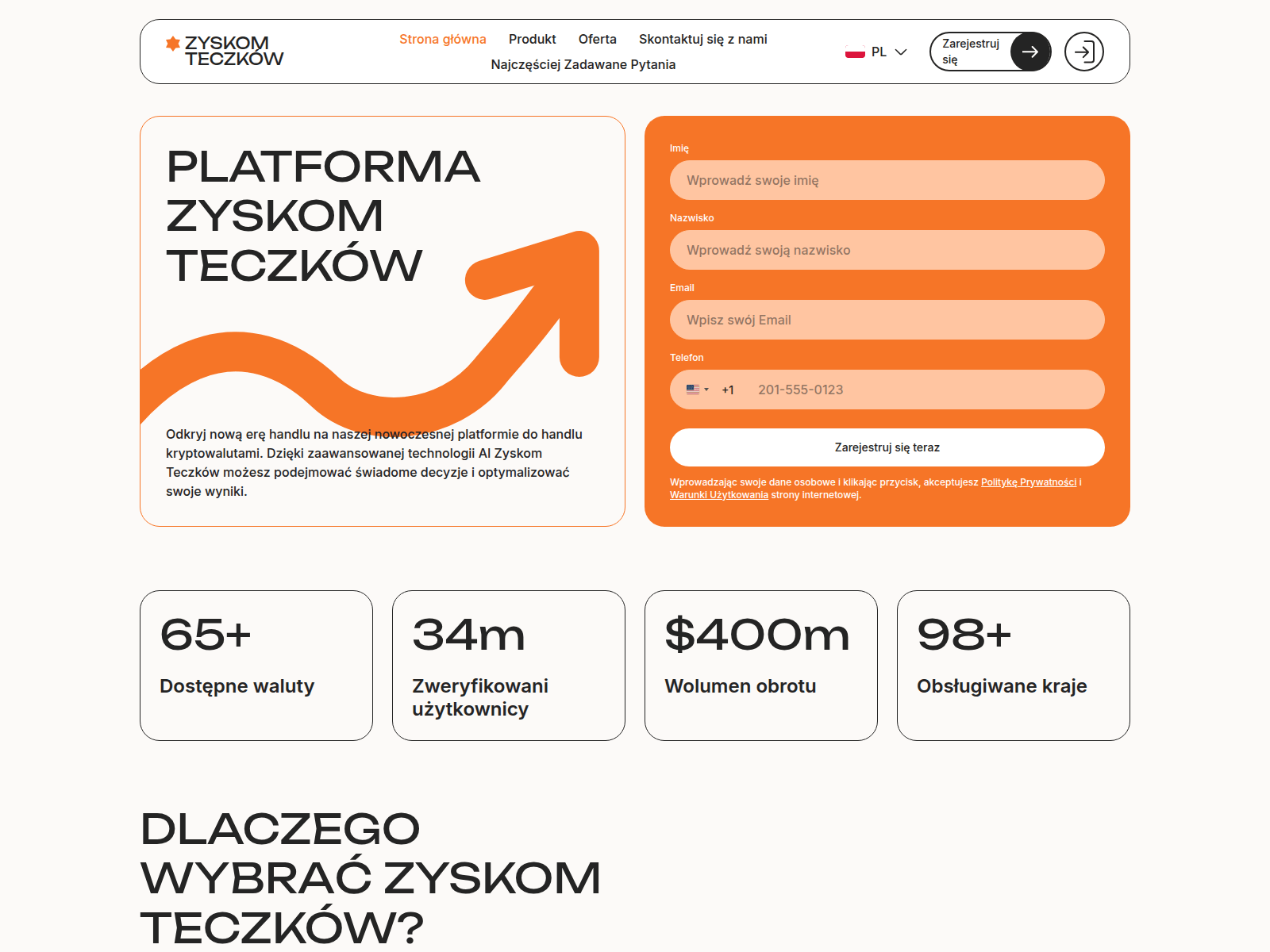Screenshot of zyskom-teczkow.com