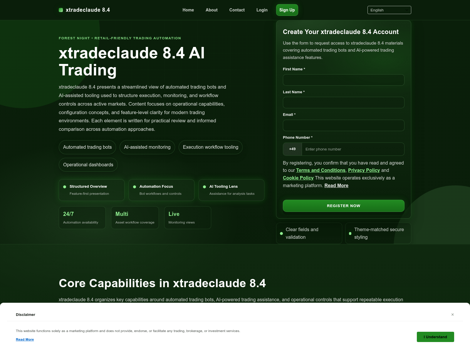 Screenshot of xtradeclaude8.digital