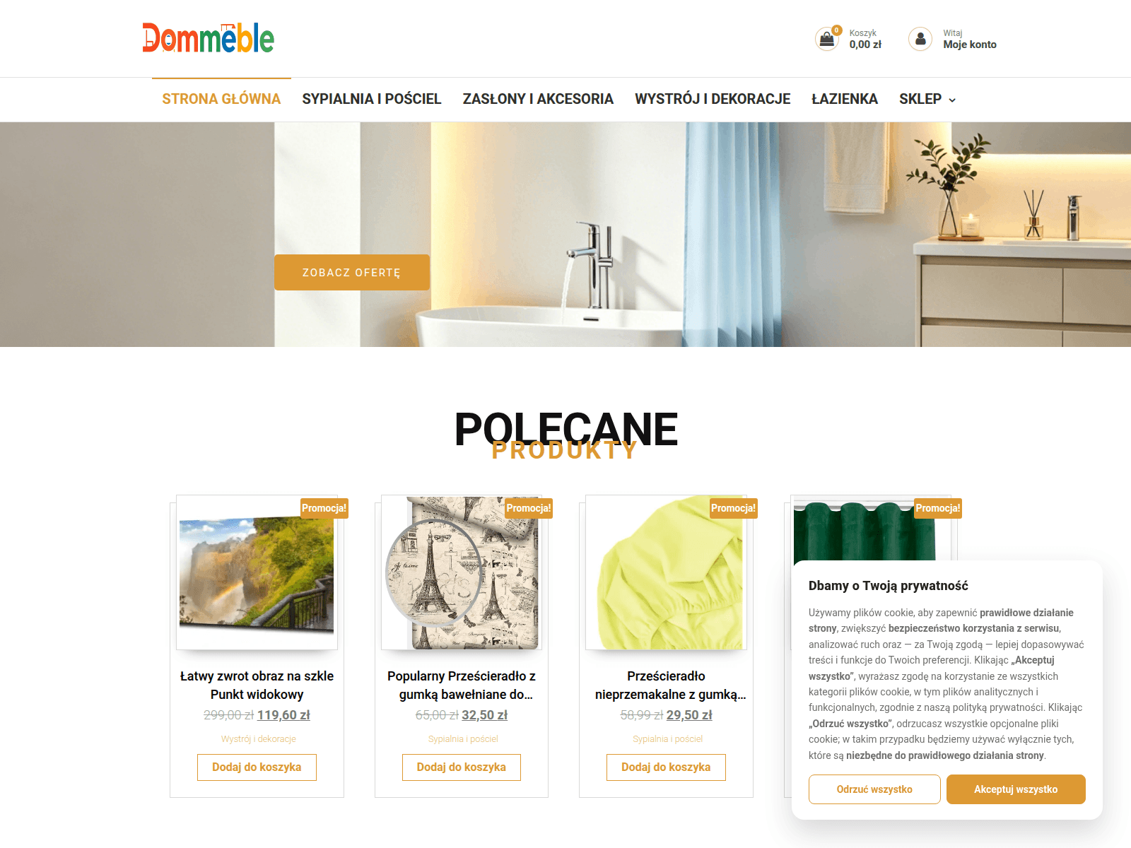 Screenshot of dommeble.com