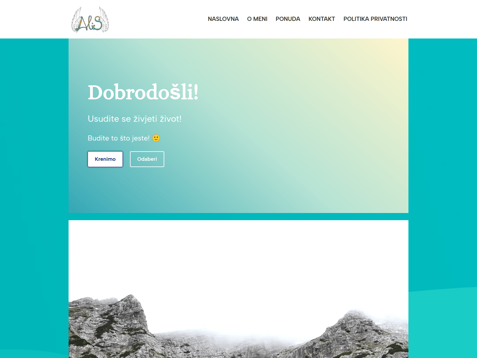 Screenshot of alisfortes.com