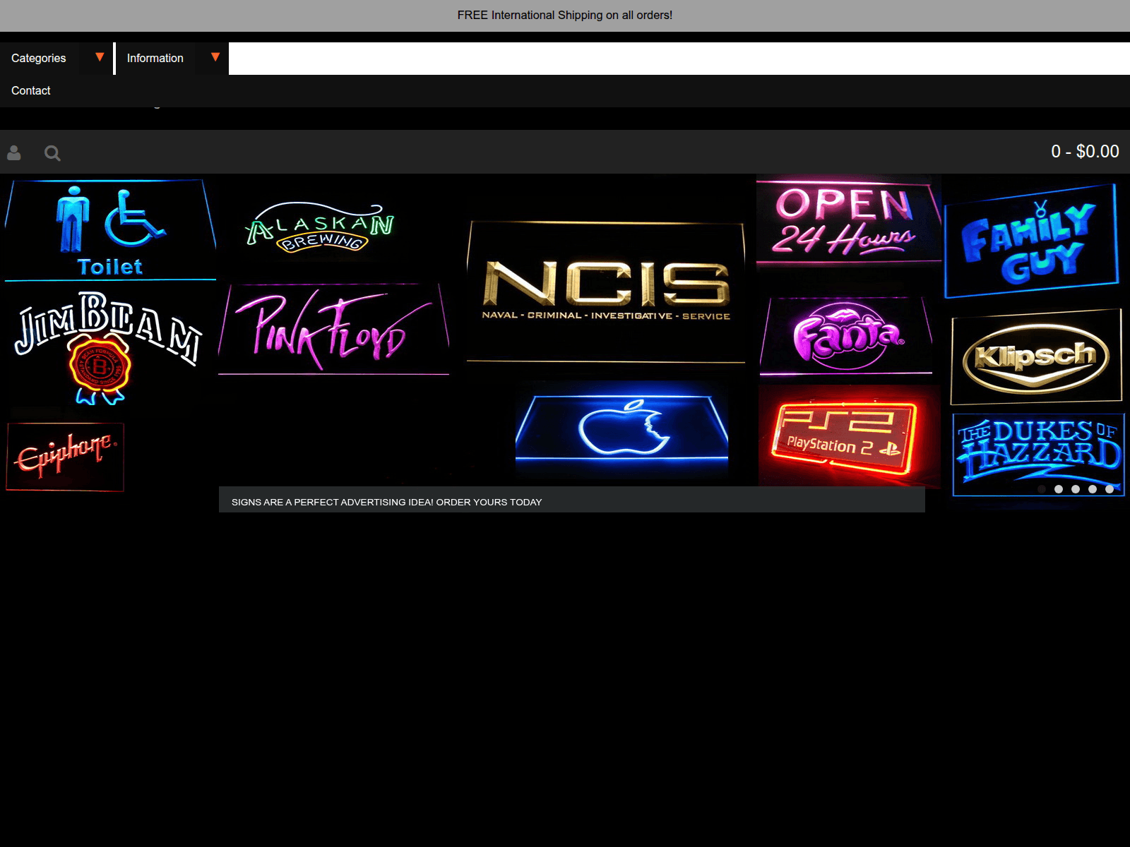 Screenshot of shacksign.com