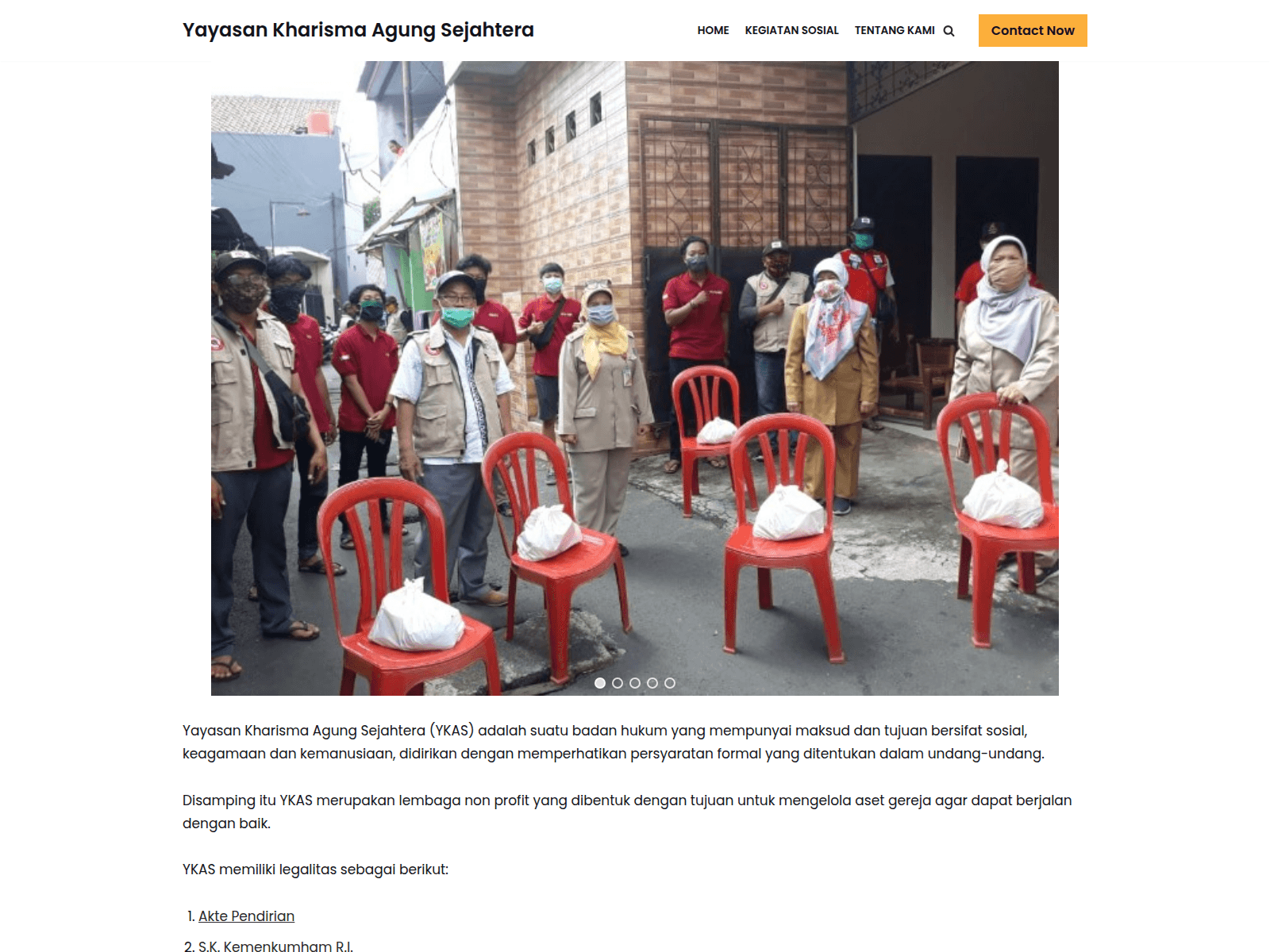 Screenshot of ykas.org