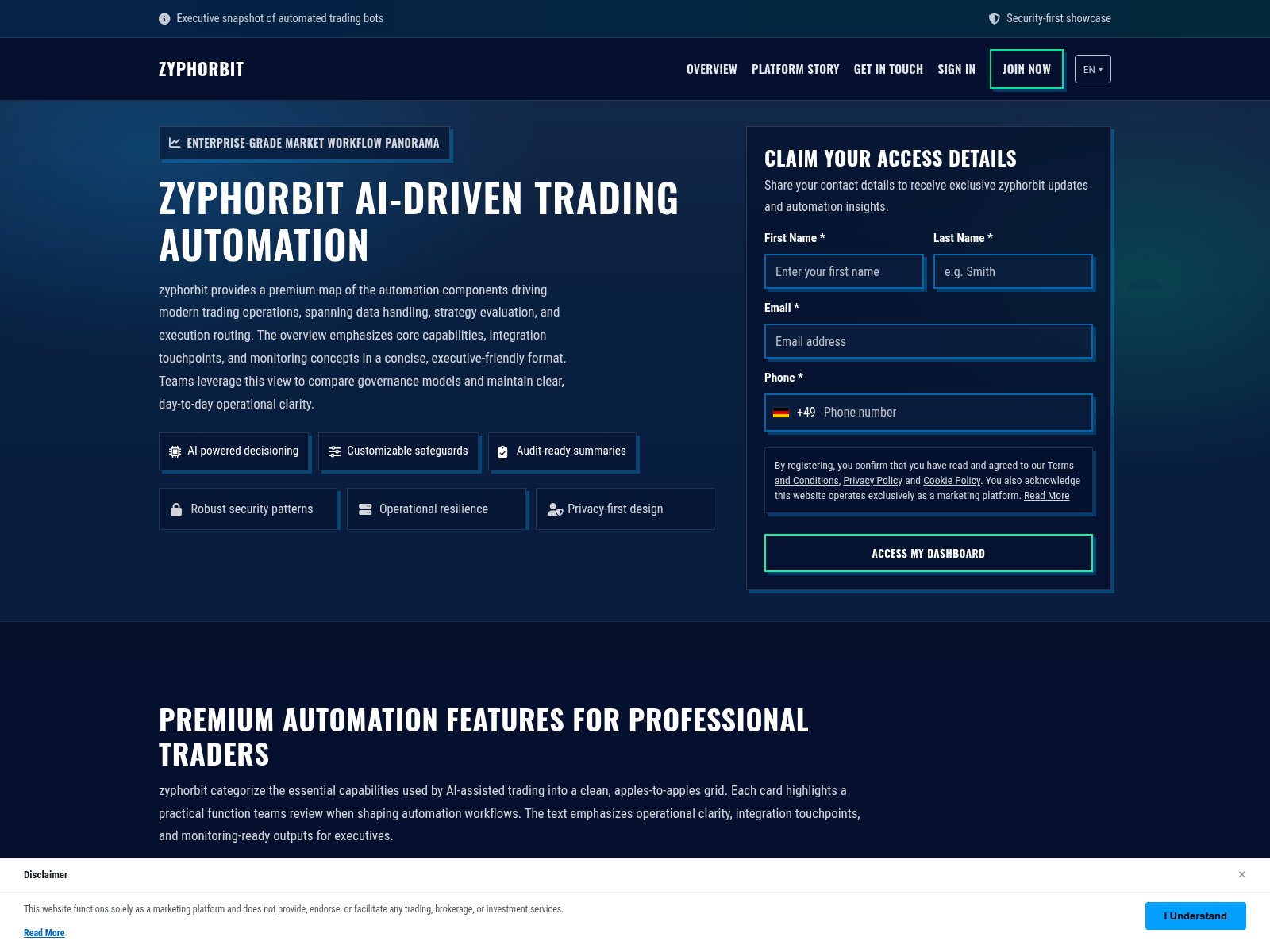 Screenshot of zyphorbit-app.com