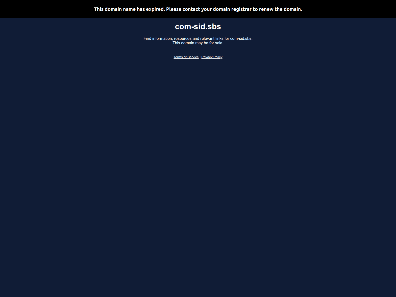 Screenshot of com-sid.sbs