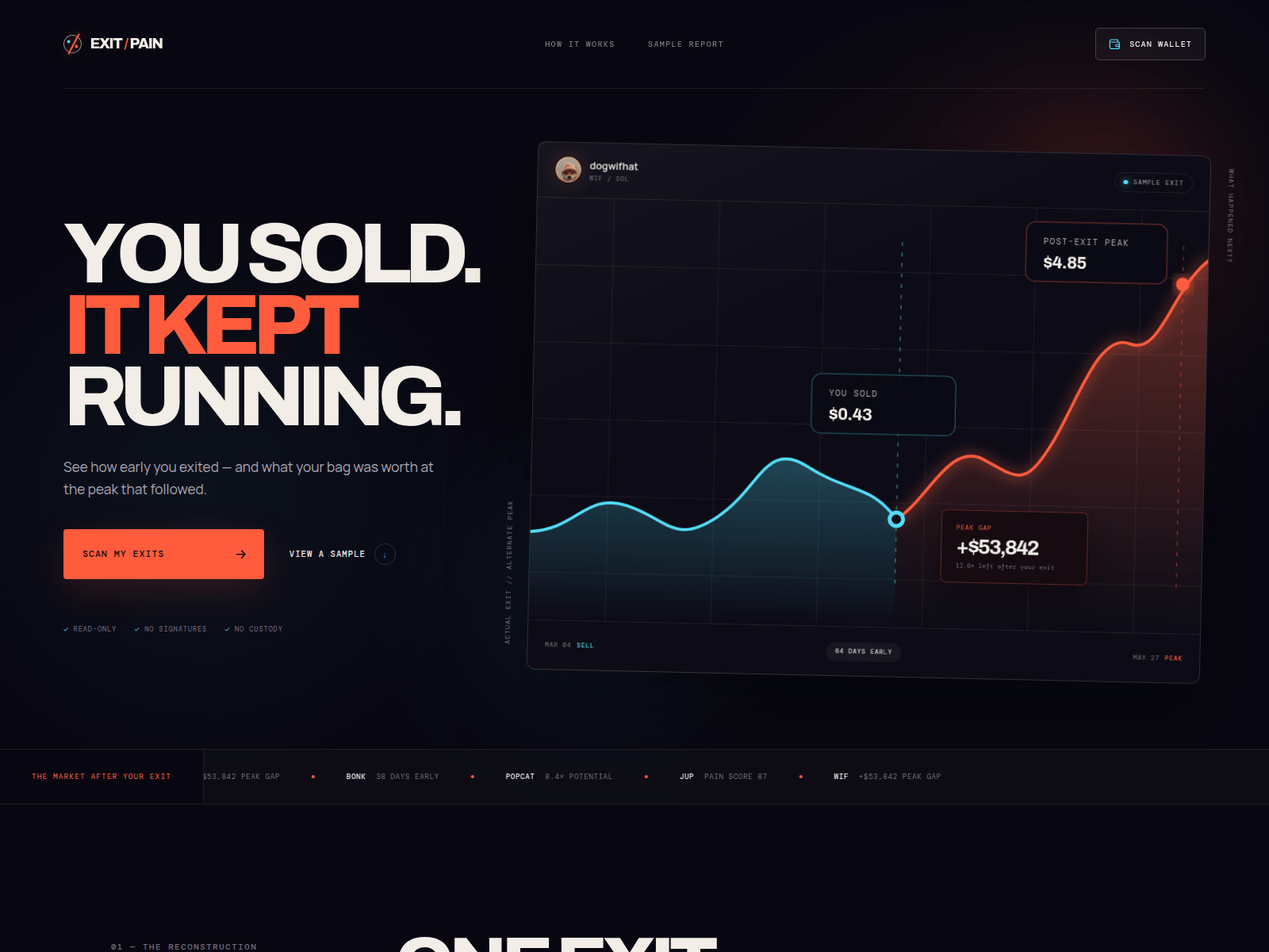Screenshot of exitpain.org