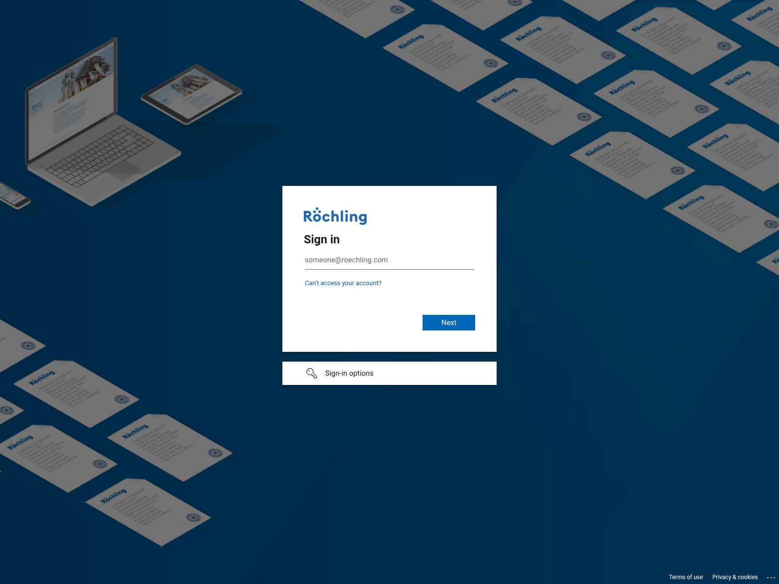 Screenshot of roechling.site