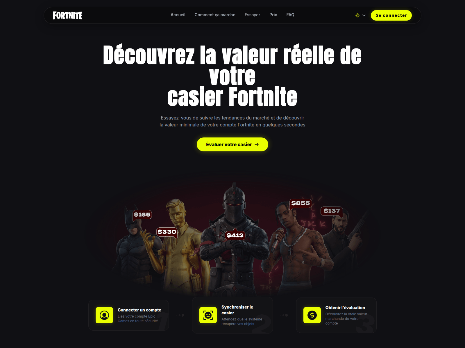 Screenshot of fortgrind.com