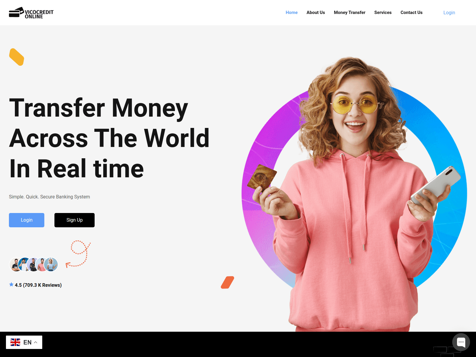Screenshot of vicocredit.com