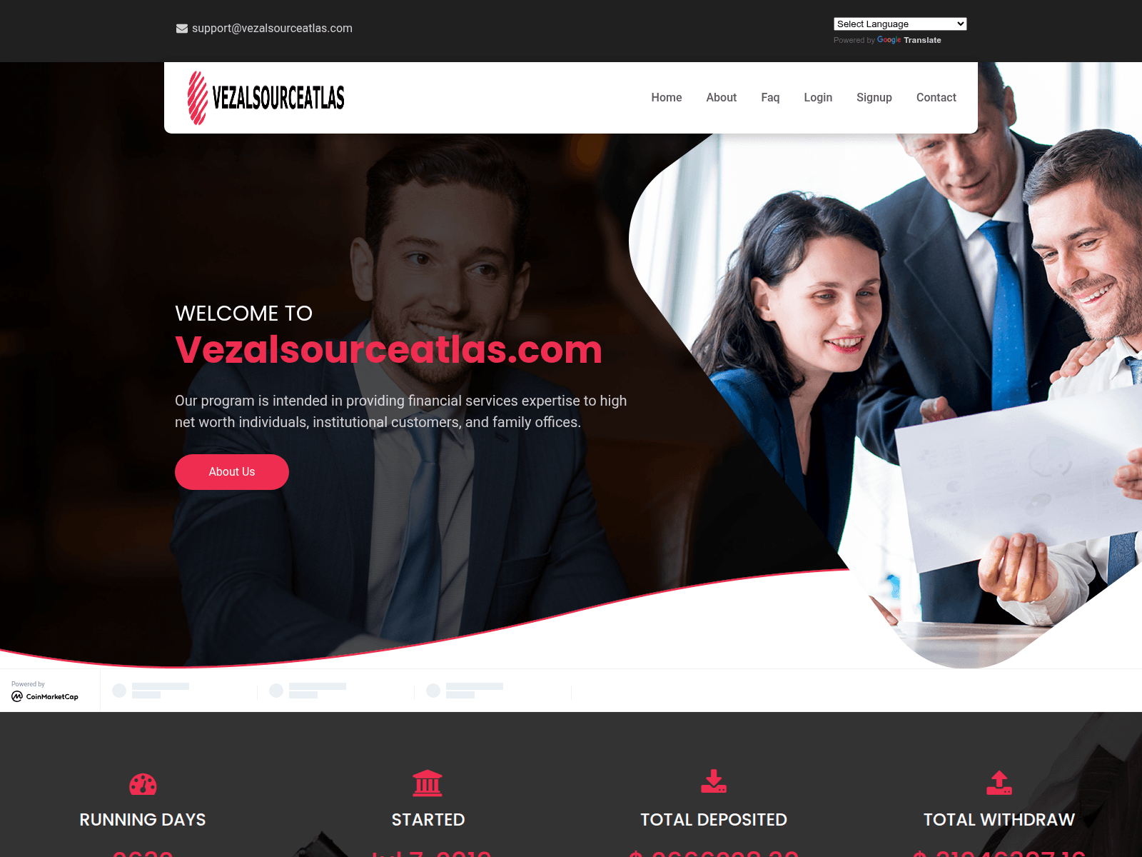 Screenshot of vezalsourceatlas.com