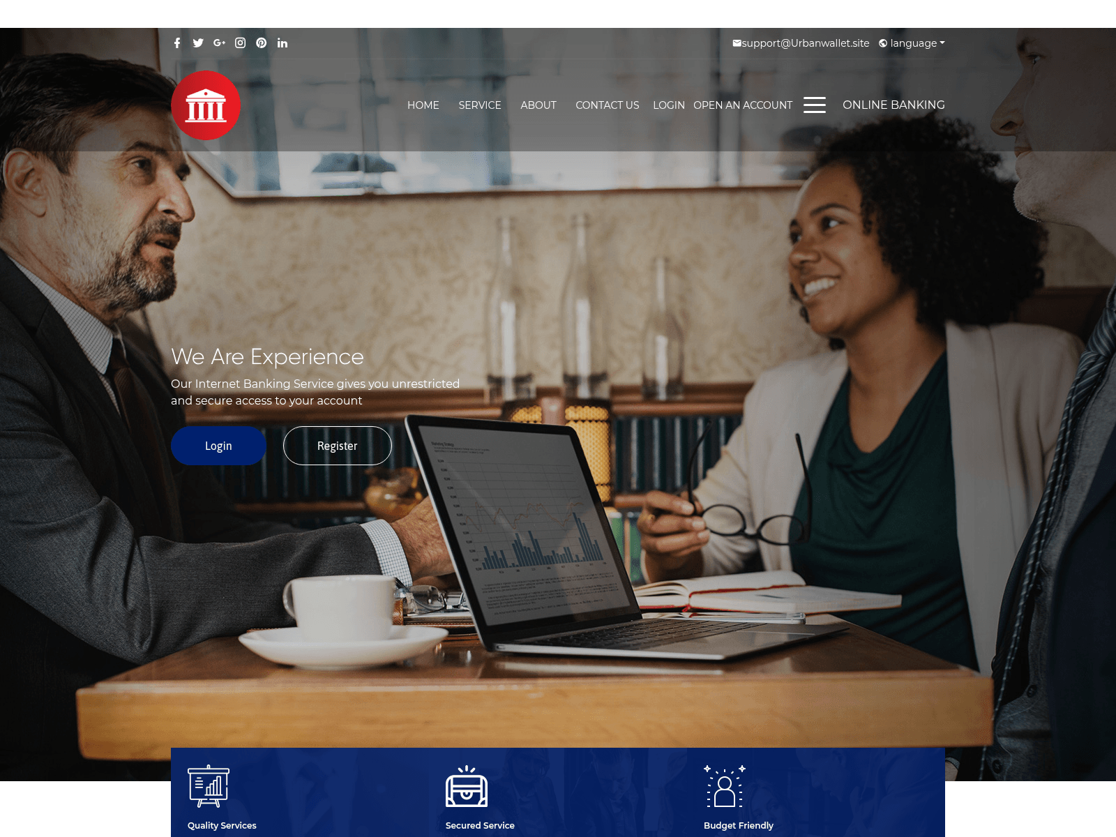Screenshot of urbanwallet.site
