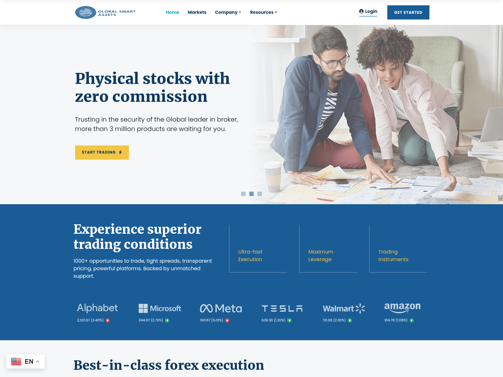 Screenshot of globalsmartassets.org