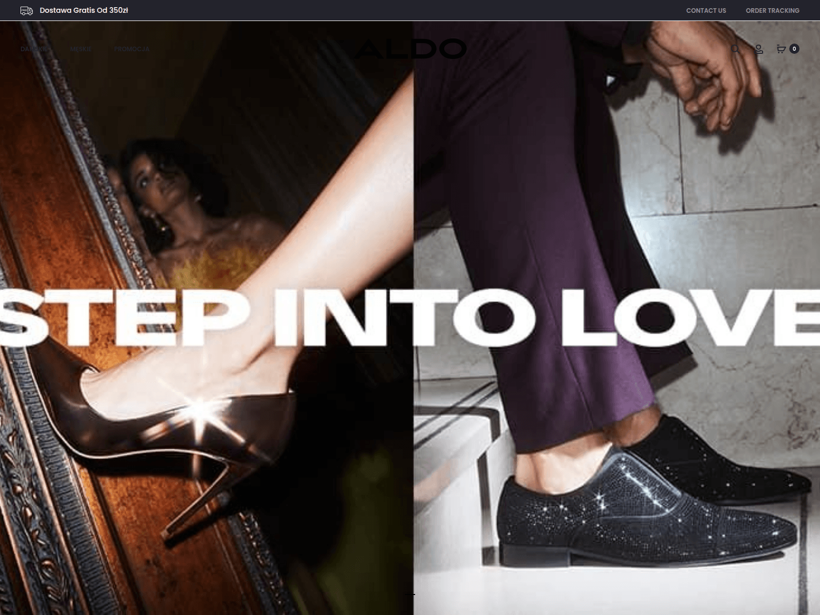 Screenshot of aldoshoespolska.pl